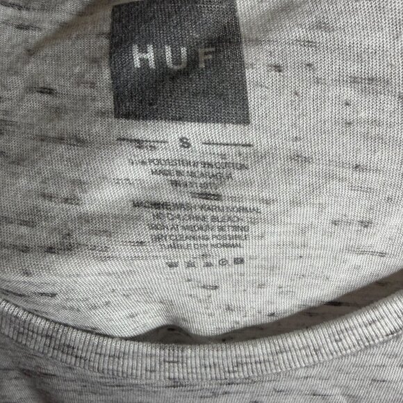 HUF burnout tee gray size small - Picture 4 of 4